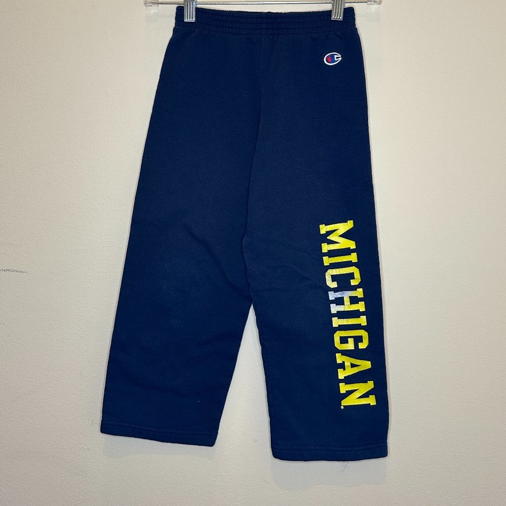 Boys Size Small Michigan Champion Sweatpants